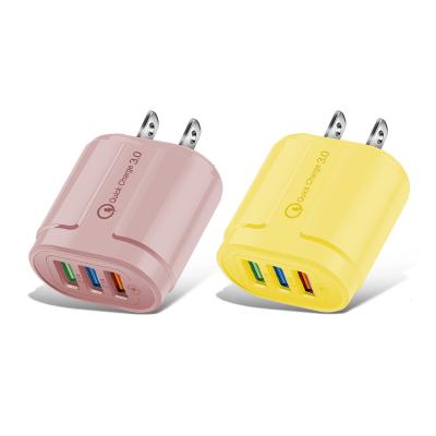 China USB Power EU USA Plug Travel Wall Charger 20w Wall Charger Travel Quick Fast Charging Adapter Mobile Phone/Camera/PDA/MP3 for sale