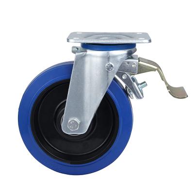 China Wholesale Price OEM PIVOT Glass Table 6 Swivel Floor Lock Locking Caster With Flat Surface for sale