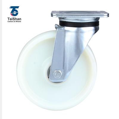 China Inexpensive PIVOT Taishan Cage 4 Inch Heavy Duty PA Plate Casters Swivel 100mm Casters for sale