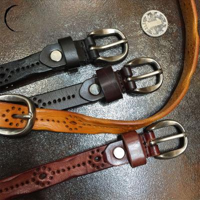 China Cow Hide Wholesale alloy  Buckle Leather Belts Custom Logo Cowhide Genuine Leather Belts for sale