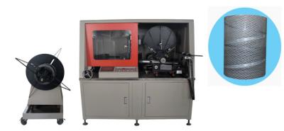 China Full Auto Air Filter Spiral Machine 120mm - 420mm With Metal Strips for sale