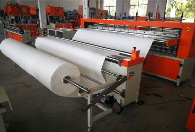 China 380V 3.5m Width Knife Pleating Machine 0 - 85 pleats/Min Speed for sale