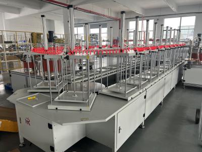 China 24 Stations PU Caps Heating Work Table 220V Electric Power Source for sale