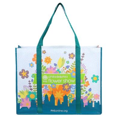 China Recyclable Wholesale Tote Bags Eco Friendly Large Custom Reusable Nonwoven Grocery Capacity Laminated Non Woven Shopping Bag for sale