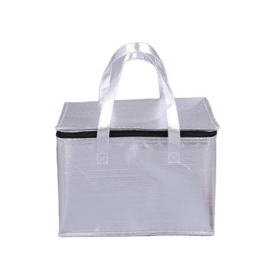 China Fashion Waterproof Wholesale Goods Travel Picnic Cake Promotional Thermal Food Caterer Insulated Non Woven Cooler Bag for sale