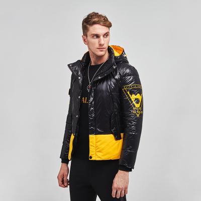 China Anti-Wrinkle Quilted Mens Down Padded Feather Puff Jacket Bubble Coats Winter for sale