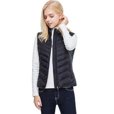 China Wholesale Winter Viable Warm Lightweight Hooded Vest Womens Chaleco Bottoming Vest for sale