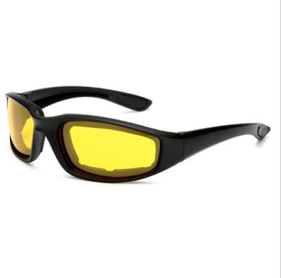 China Sports Sunglasses 2022 Wholesale Custom Brand Night Vision Yellow Lens Sun Glasses Outdoor Sports Men Sunglasses for sale