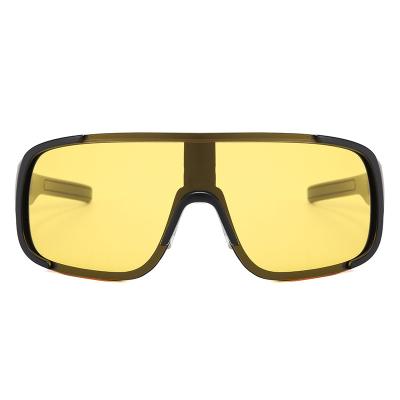 China Classic One Piece Lens Sports Sunglasses Oversized Sports Sunglasses for sale