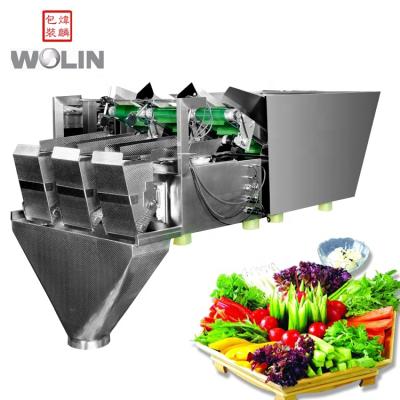 China Hot Sliced ​​Food Product Weight Filler 500g-5kg Weight Filling Machine Smart Linear Weigher Fresh Sliced ​​Vegetable Bean Sprouts for sale