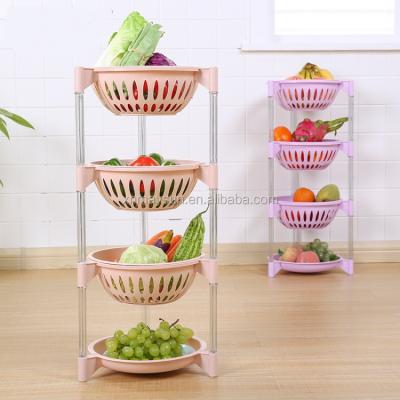 China Viable The Viable 3 Layers The Vegetable Wash Rack Sink Display Rack 3 Layers Storage And Organizer for sale