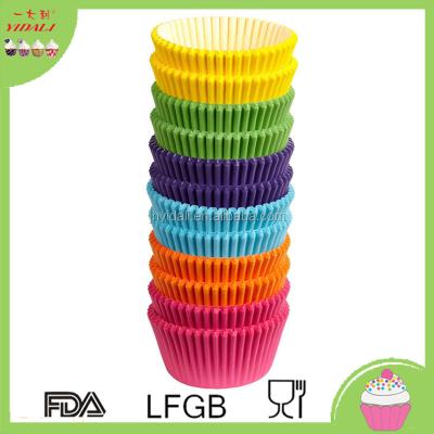 China Eco-riendly colored cake paper cup, baking cup, cup cake for sale