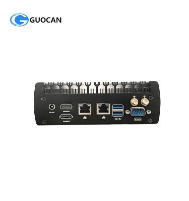 China Best Selling Industrial Dual LAN Dual HDMI DDR4 4GB Mini PC Fanless PC for sale