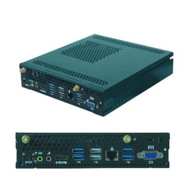 China Fanless Metal All In One Mini Desktop Gamer PC Computer I5 I7 Gaming Ops For 64gb RAM 128gb 256gb for sale