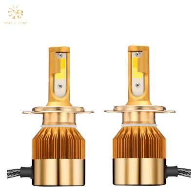 China CS 2017 Led Headlight 36W 40W H4 Led Headlight Amber White Dual Color Led Headlight for sale