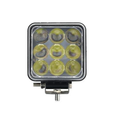 China 4 Inch Led Light Off-Road Vehicle 4D Led Work Light 27W 9Led High Quality 60MM Led Light For Work for sale