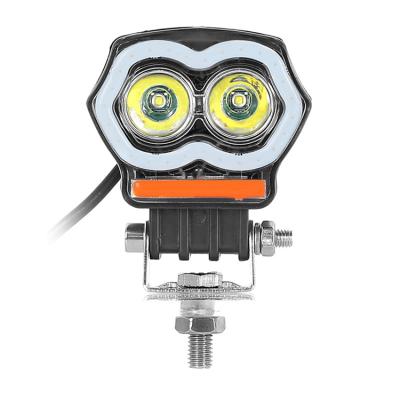 China 2021 Car Truck Offroad Led Light Motorcycle Led Work Light 12V 24V Driving 20W Small Led Work Light With Rings for sale