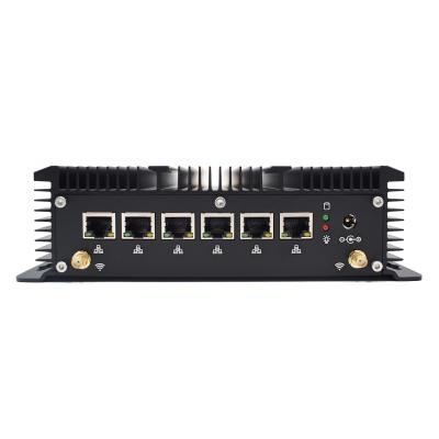 China Mini Pro Firewall Router PC LAN Core i3 8145U CPU 6 LAN Core i3 8145U Ce-leron 2955U 3865U WiFi Pfsense Windows 10 Support AES-NI 209*150*57mm for sale