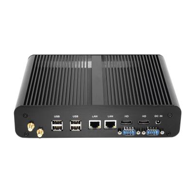 China For Business PC Intel Core I7 5500U DDR3L Memory Fanless Desktop HTPC Mini Computer Win10 Mini Dual Mini Computer for sale