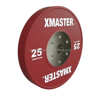 China Universal Xmaster weight plate barbell bumper plate  color weight plate rubber disc set for sale