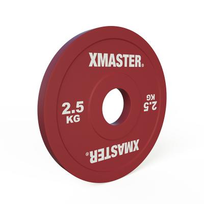 China Universal Xmaster IWF weightlifting barbel rubber weight bumper plates for sale