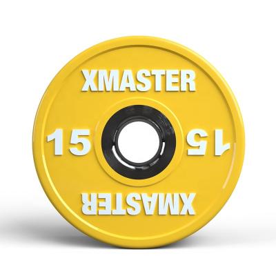 China Universal Xmaster Cylindrical Dumbbell Bumpers Color CPU Dumbbell for sale