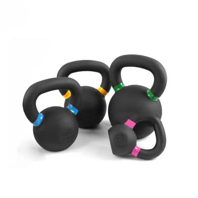 China Universal Powder Coated Cast Iron Kettlebell 4-50kg for sale