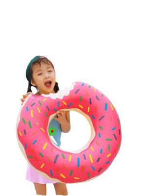 China Manufacturer Wholesale OEM&ODM 60CM Pink&Brown Water Friendly Durable Baby Float Laps Swimming Pool Inflatable Swimming Ring for sale