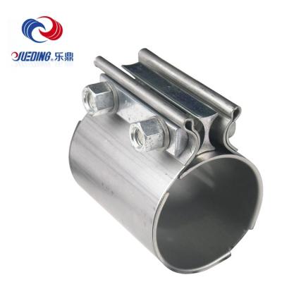 China Auto Heavy Duty Stainless Steel Lap Joint Exhaust Band Clamp Quick Release Exhaust Flange Flat Gasket for sale