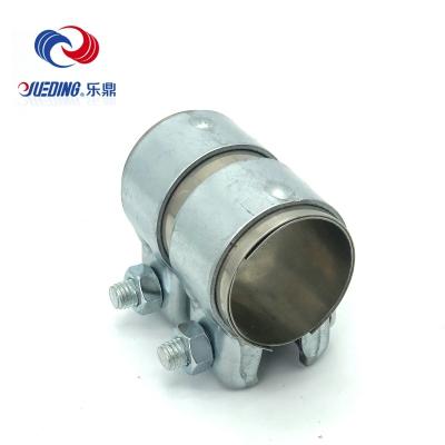 China Muffler Customized 3 Layer Heavy Duty Car Exhaust Clamp Socket Flange Polished Connector Heavy Duty for sale