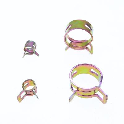 China 65Mn Steel Spring Mini Metal Spring Clip Hose Clamp For Water Gasoline And Oil Hose for sale