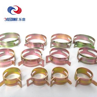 China Car Factory Different Size 65mn Filter Clamp Japanese Style Daromet Stainless Steel Spring Hose Clamps Clip for sale