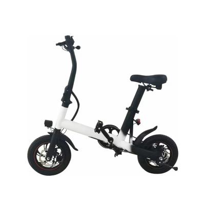 China Smart Stylish Electric Bike 12inches Aluminum Alloy Tires Double Shock Absorber Foldable City Bicycle for sale