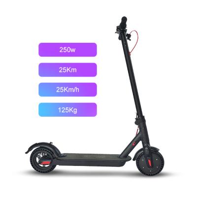 China Wholesale Hot Selling Fast Electronic Scooter Unisex 18650 Rechargeable Li Batteries Smart 250W 36V Speed ​​Foldable E-Scooter US EU for sale