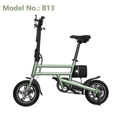 China Iron frame factory supply cheap mobility foldable electric bike directly easy carry e-bike 18650 Li Battery 350W 36V dismountable e-bike for sale