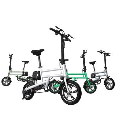 China Retail Wholesale Retail Rechargeable Li Battery 350W 36V 18650 Iron Frame 18650 Iron Frame E-Bike Foldable Electric Bike for sale