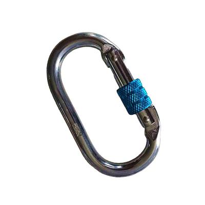 China US Security Aluminum Alloy Outdoor Hook Automatic Lock Carabiner for sale