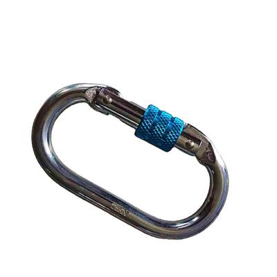 China USA Carabiner factory wholesale wire climbing steel self-locking hooks for sale