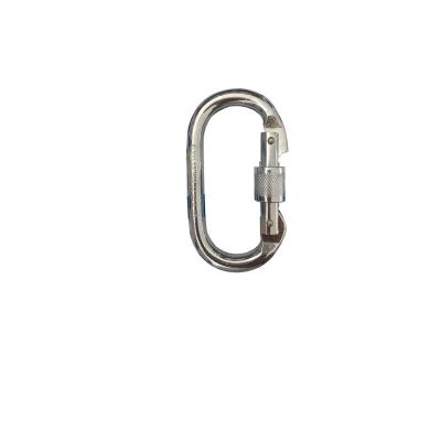 China High Quality 25kn Retail Industry Mounting Carabiner CE Zinc Galvanized Carabiner Hook for sale