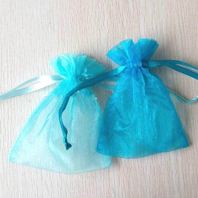 China Manufacturer Recyclable Hot Selling Custom Printed Jewelry Organza Drawstring Bag for sale