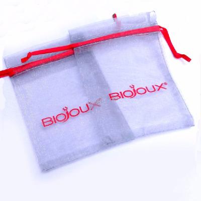 China China Manufacturer Recyclable Wholesale Cheap Gift Bag Customized Drawstring Organza Bag for sale