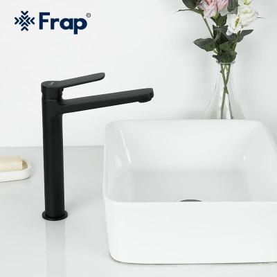 China Electric Faucets Frap The Maker Raise High Basin Faucet Mixer Tap 360 Degree Cold Water Hot Black Basin Faucet F1062-2 for sale