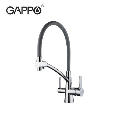 China Wholesale Sense Faucets Gappo Health Faucet Brass 360 Degree Rotation Filter Kitchen Faucet G4398-17 for sale