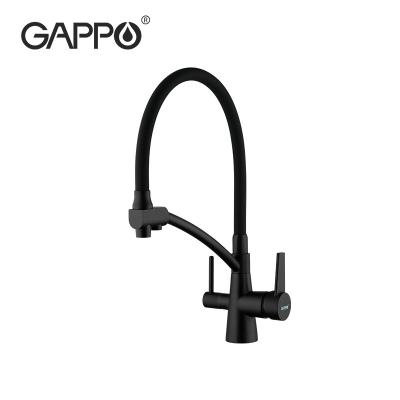 China Wholesale Sense Faucets Gappo Top Sale Single Neck Long Handle Flexible Kitchen Purified Drinking Water Kitchen Faucet G4398-16 for sale