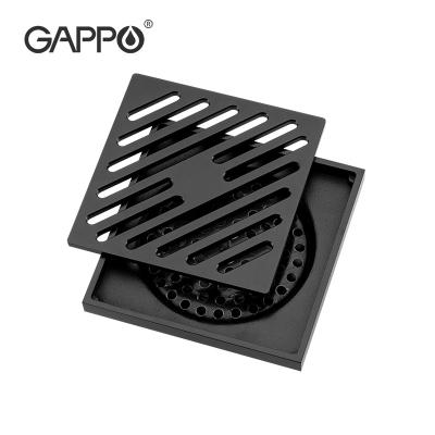 China Gappo G81050-6 Square SUS304 Drainer Floor Toilet Modern Good Quality Classic Floor Drain for sale