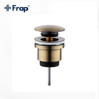 China Modern Frap New Bronze Pop Up Faucet Waste Accessories Stainless Steel Drain Pump Brass Sink Drain F62-4 for sale