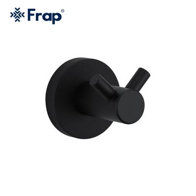 China Antioxidation Frap Hardware Accessories Toilet Rack Hangs Bathroom Towel Hanger Clothes Hook Fixed F30205-2 for sale