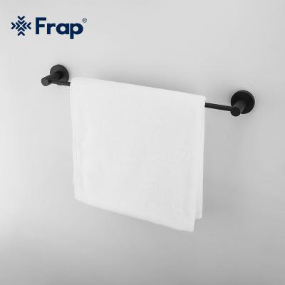 China Wholesale Heater Frap Toilet Hardware Towel Rack Black Bath Towel Rack F30201 for sale