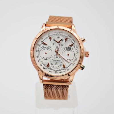 China G5807-1-ST Chronograph Custom Watches Popular Luxury Casual Quartz Watches Slim Wrist Dress Men Waterproof Watches for sale