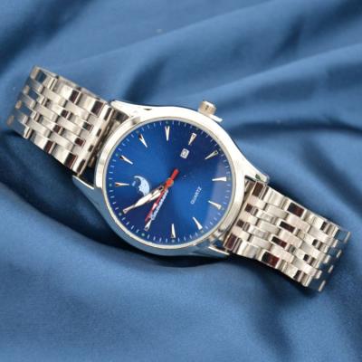 China DIVER G58013 wholesale price sliver stainless steel wristwatch classic men waterproof quartz watch for sale